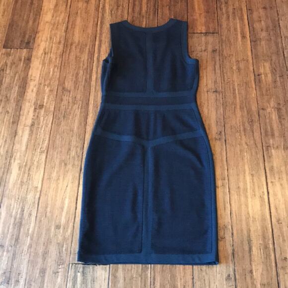 Diane Von Furstenberg Dress Gray Wool - Picture 4 of 6